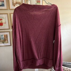 Free people off the shoulder sweater